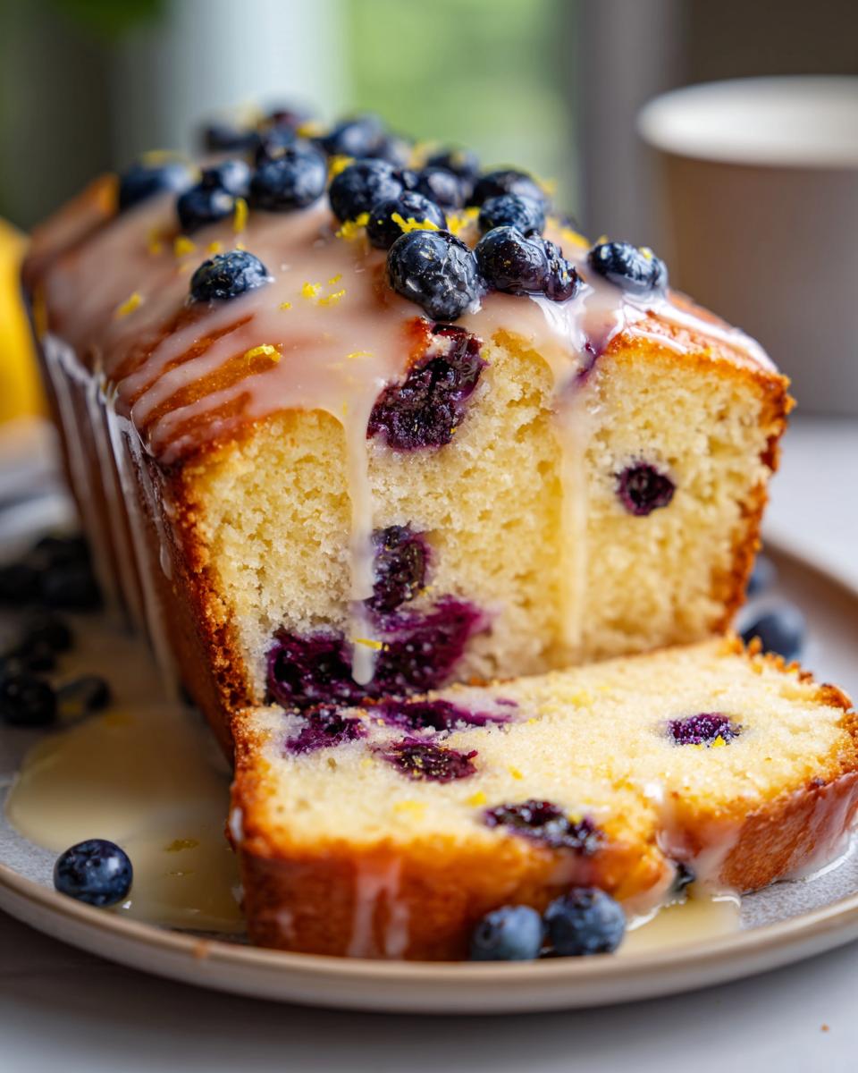 Lemon Blueberry Pound Cake: 55 Min Summer Treat