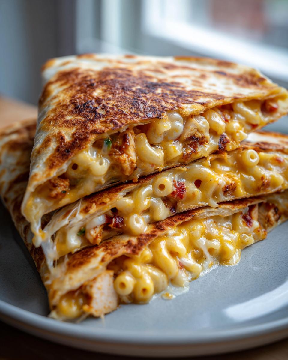 Mac and Cheese Chicken Quesadilla Easy Dinner Magic