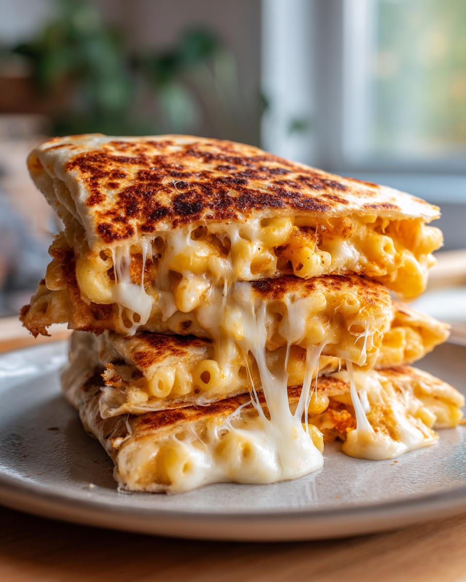 Mac and Cheese Stuffed Quesadilla: Pure Bliss