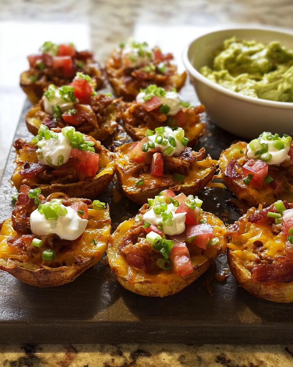 Nacho Loaded Potato Skins: Craveable Game Day Treat
