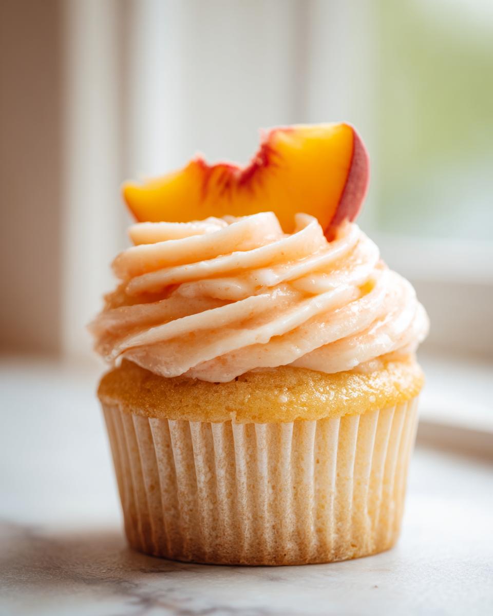 Peach Bellini Cupcakes: Pure Summer Bliss