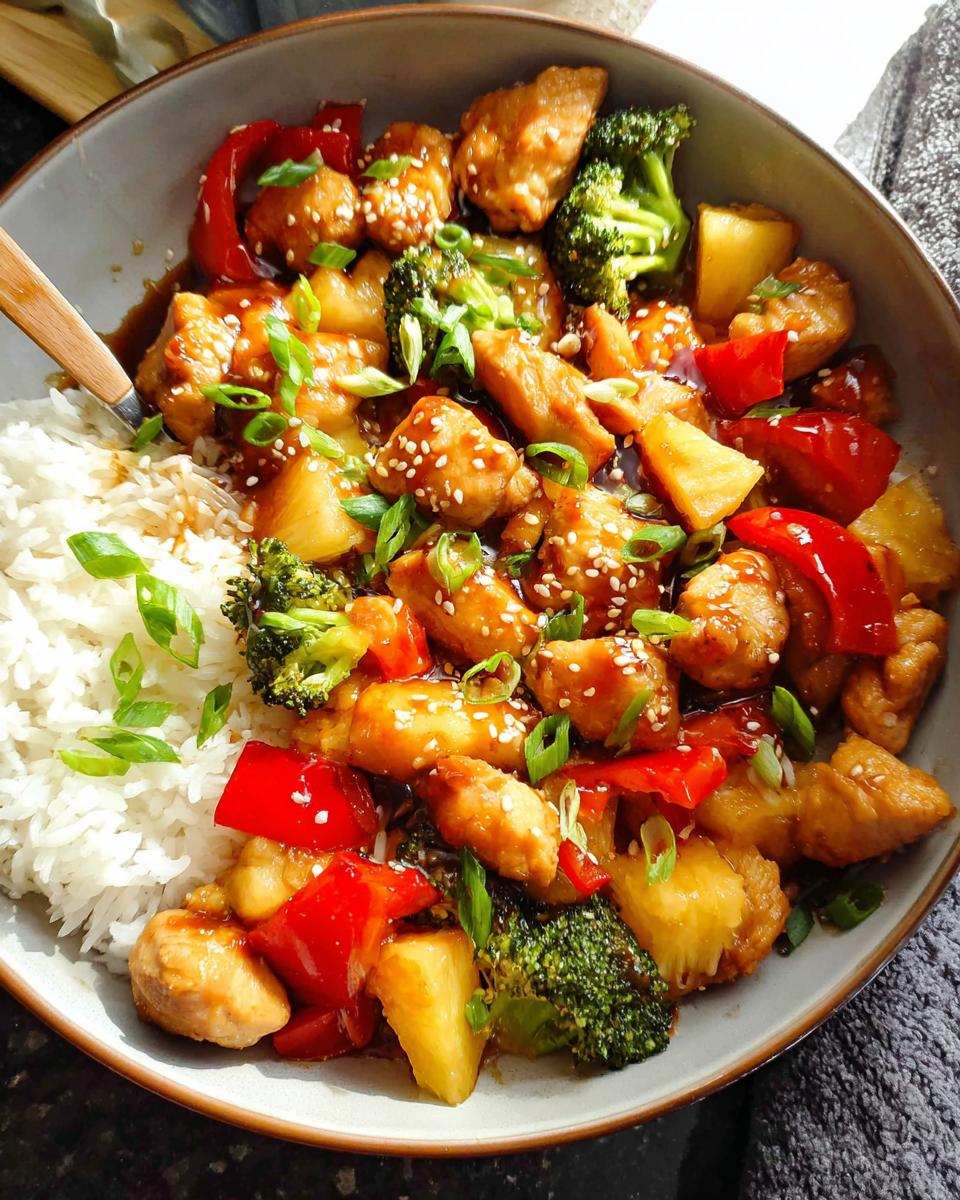 Pineapple Teriyaki Chicken Bowls: Fast, Flavorful Meal