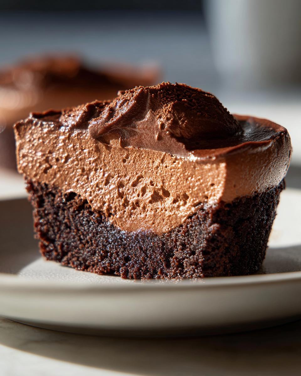 Irresistible Rich Chocolate Mousse Brownies