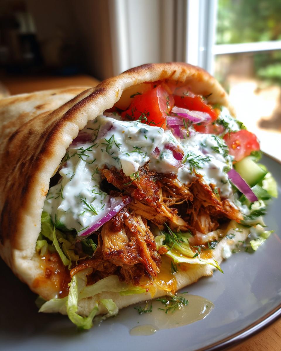 Juicy Slow Cooker Chicken Gyros: 4-5 Hours