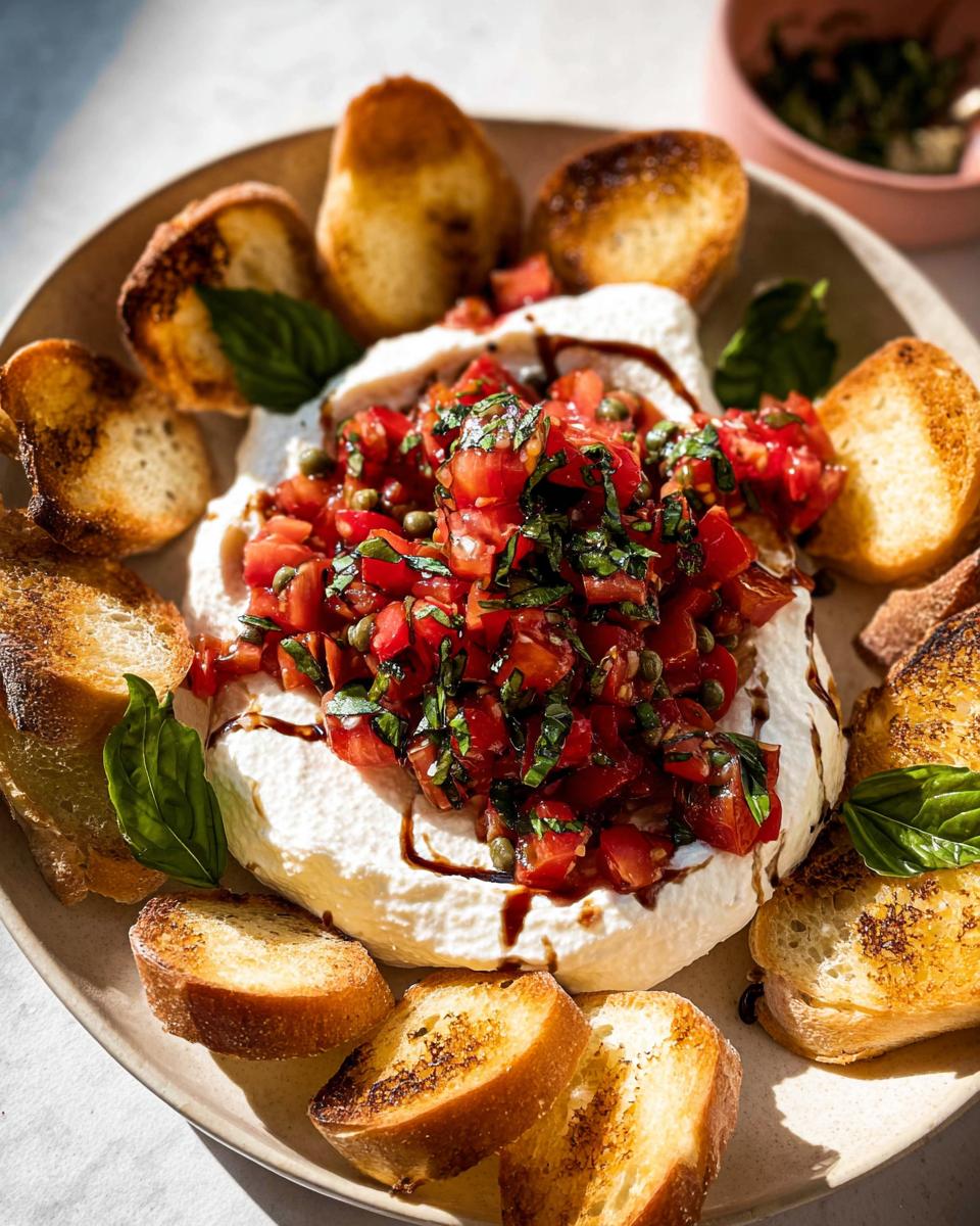Whipped Ricotta Bruschetta: Irresistible Summer Appetizer