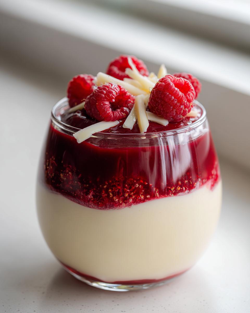 White Chocolate Raspberry Mousse Cups: 10 Min Prep